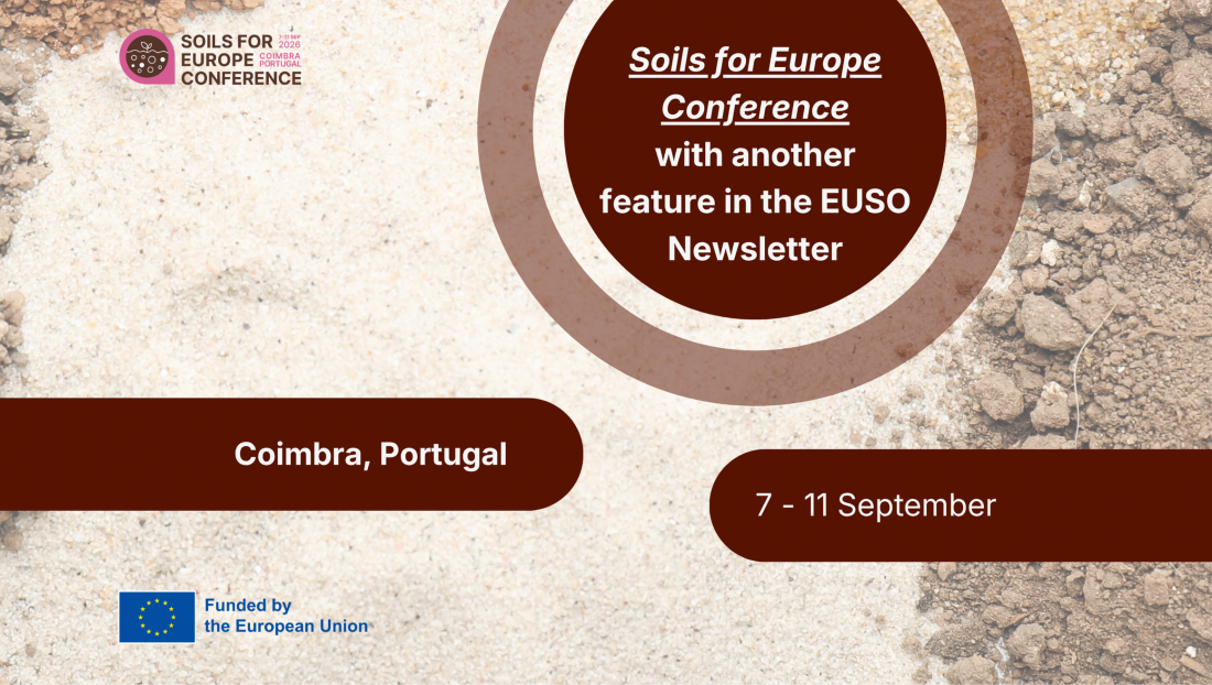 Soils for Europe Conference with another appearance in the EUSO Newsletter
