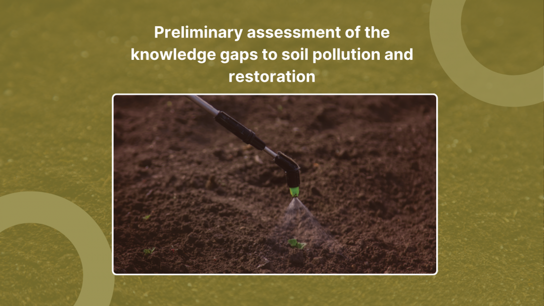 SOLO's roadmaps: Preliminary assessment of the knowledge gaps to soil pollution and restoration