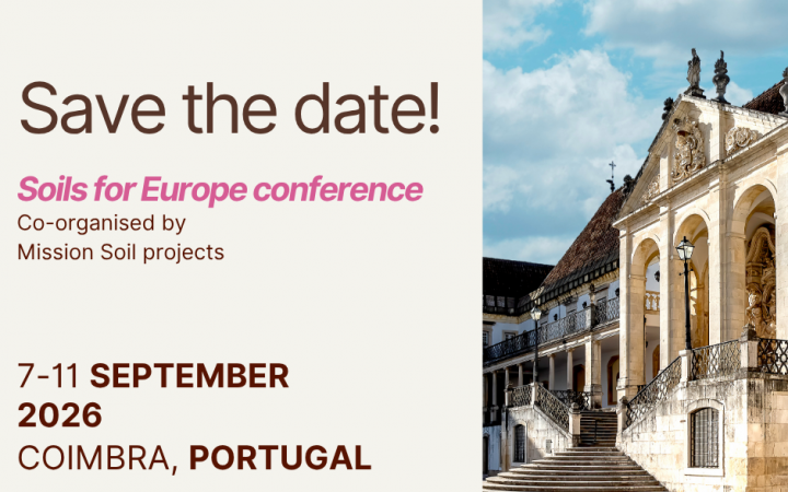 Save the date: a Soils for Europe conference is coming in 2026