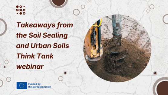 Think Tank (TT) webinar series: A look back at the Soil Sealing and Urban Soils TT event